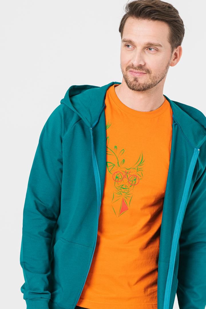 HANORAC COTON CASUAL BARBATI PETROL-S