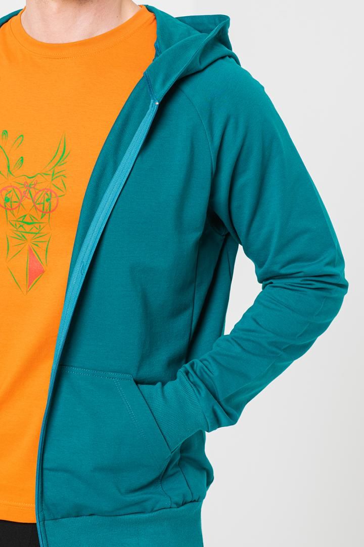 HANORAC COTON CASUAL BARBATI PETROL-M