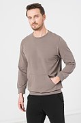BLUZA COTON CASUAL BARBATI TAUPE-S
