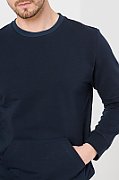 BLUZA COTON CASUAL BARBATI NAVY-M