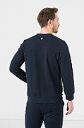 BLUZA COTON CASUAL BARBATI NAVY-L