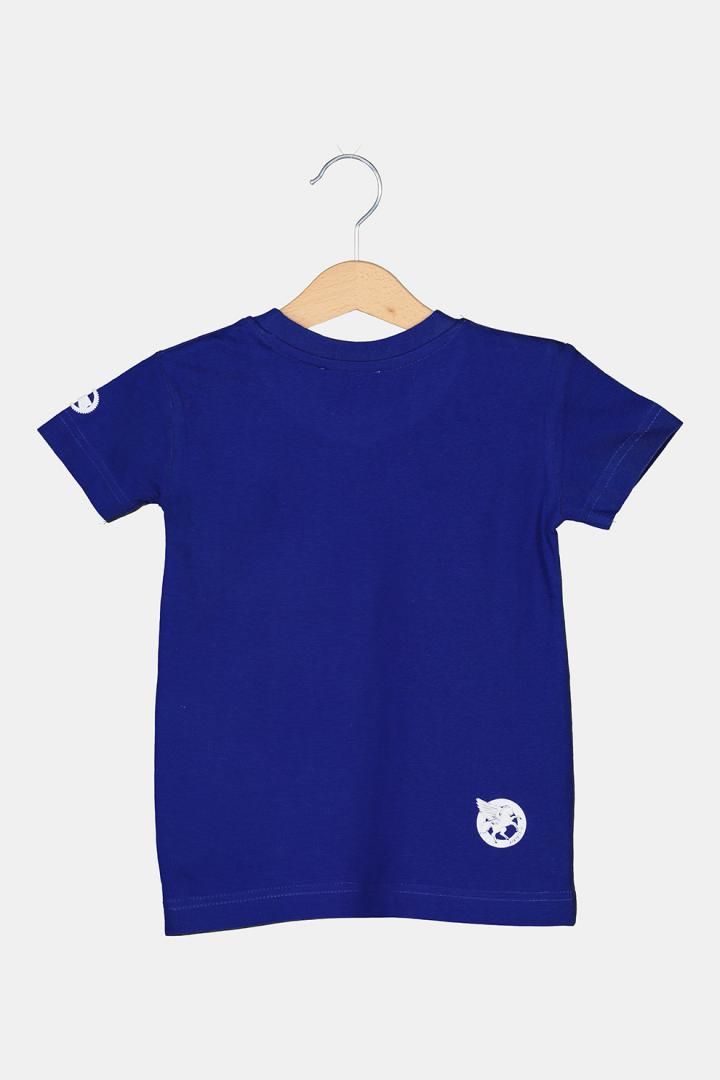 TRICOU  LOGO MULTICOLOR COPII  ROYAL BLUE-10