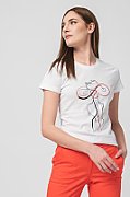 TSHIRT CASUAL F DOAMNA CU... WHITE-L