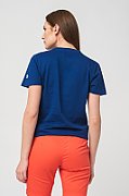 TRICOU  LOGO MULTICOLOR FEMEI  ROYAL BLUE-M