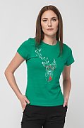 TRICOU  CERB FAMILIE FEMEI   K GREEN-XL