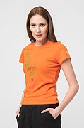 TRICOU  CERB FAMILIE FEMEI ORANGE-XS