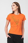 TRICOU  CERB FAMILIE FEMEIORANGE-L