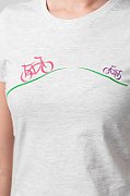 TRICOU CASUAL BICICLETE FAMILIE FEMEI LIGHT GREY-XS