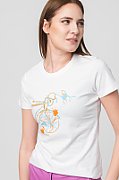 TSHIRT CASUAL F BICICLETA COLOR WHITE-M