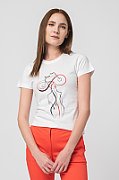 TSHIRT CASUAL F DOAMNA CU... WHITE-XS