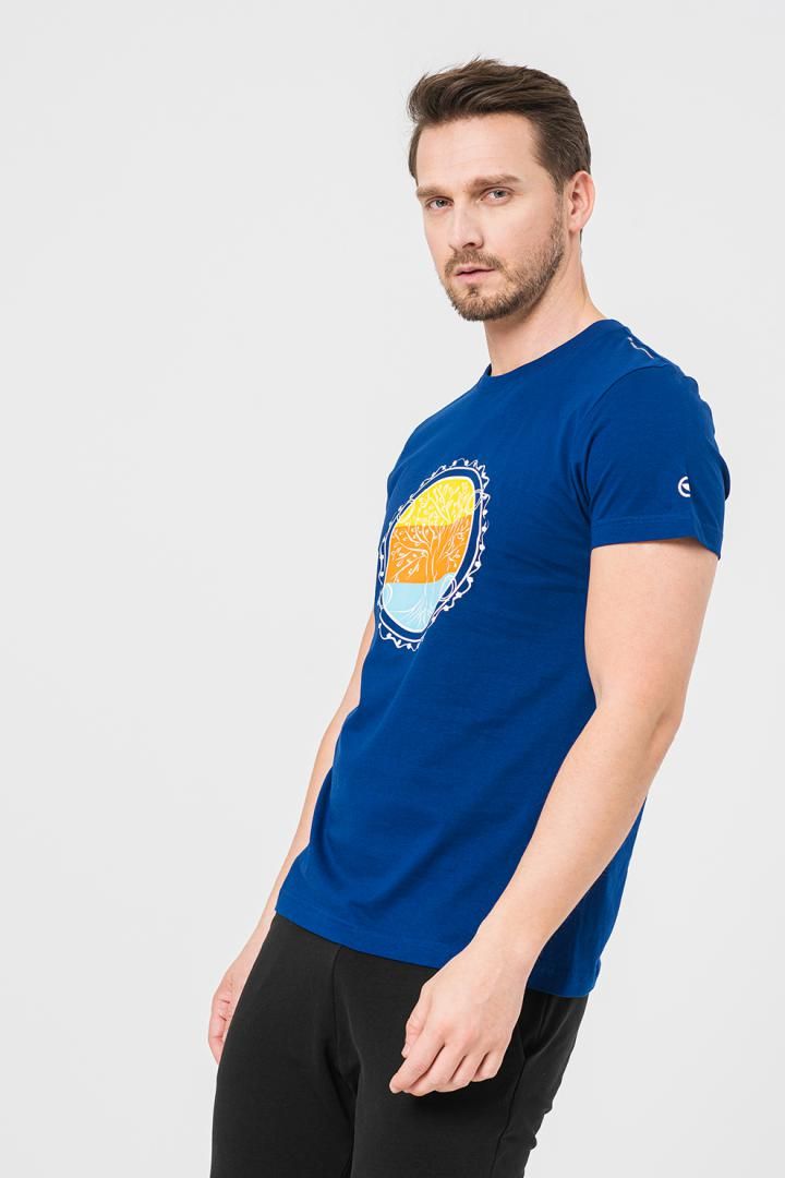 TRICOU  ROATA FAMILIE BARBATI   ROYAL BLUE-S