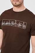 TRICOU  MULTIBIKE PEGAS BARBATI   COFFEE-XL