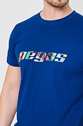TRICOU  LOGO MULTICOLOR BARBATI   ROYAL BLUE-L