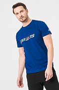TRICOU  LOGO MULTICOLOR BARBATI   ROYAL BLUE-L