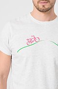 TRICOU CASUAL BICICLETE FAMILIE BARBATI LIGHT GREY-L