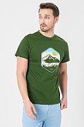 TRICOU CASUAL MOLDOVEANU BARBATI BOTTLE GREEN-S