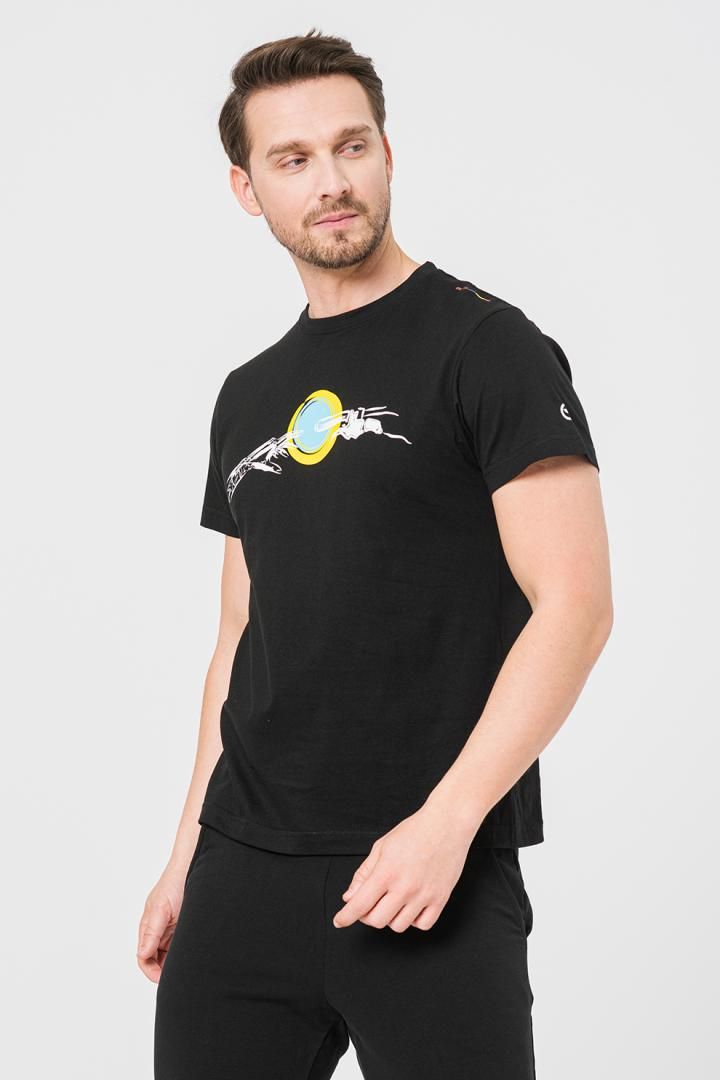 TRICOU CASUAL MANA BICICLETA BARBATI BLACK-XL