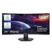 Monitor 34 inch LED Dell S3422DWG 3440 x 1440 pixeli, 144 Hz, 2 ms, Negru