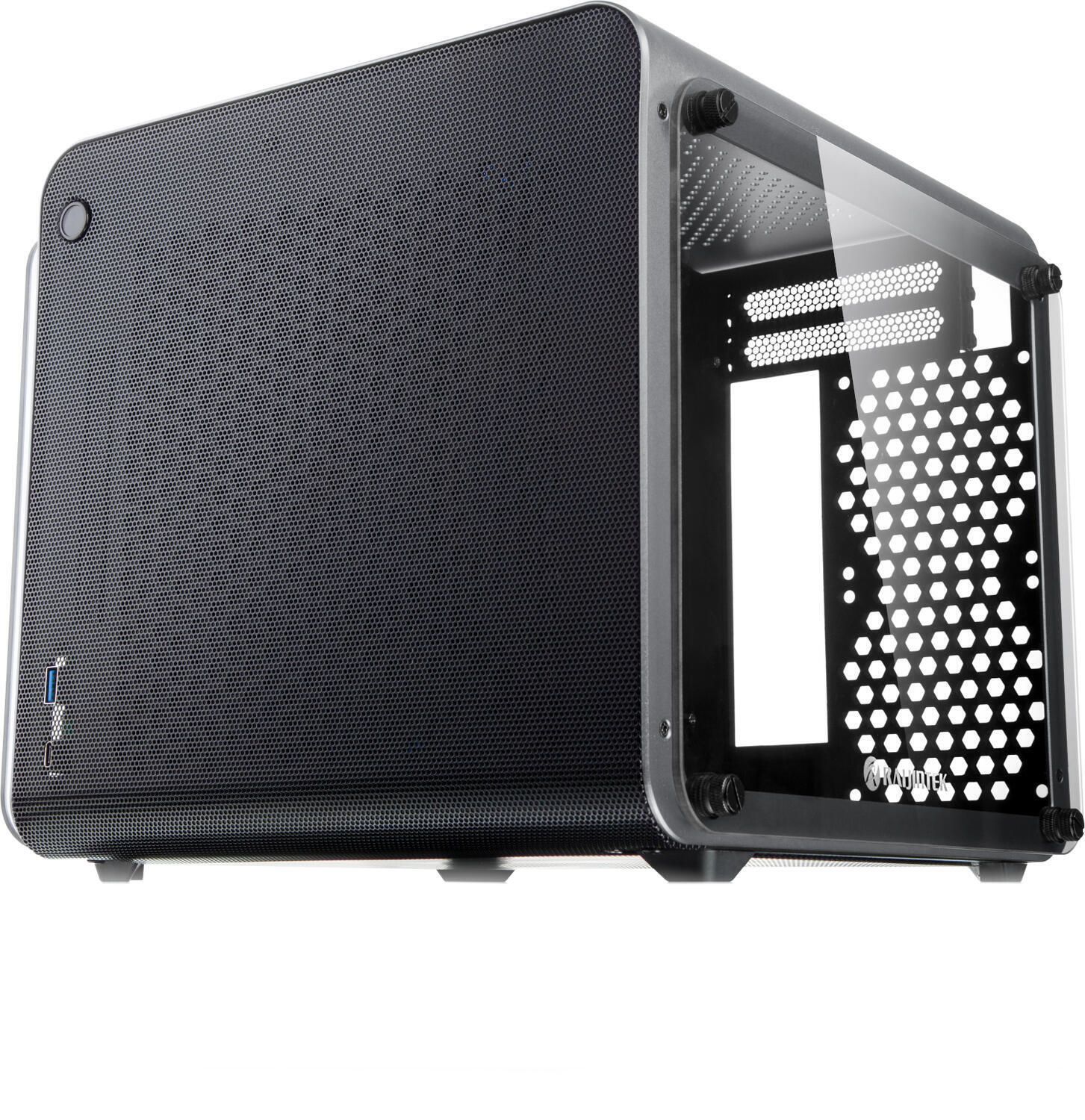 METIS EVO TG, Carcasa Mini-ITX, Sticla Temperata, Argintiu