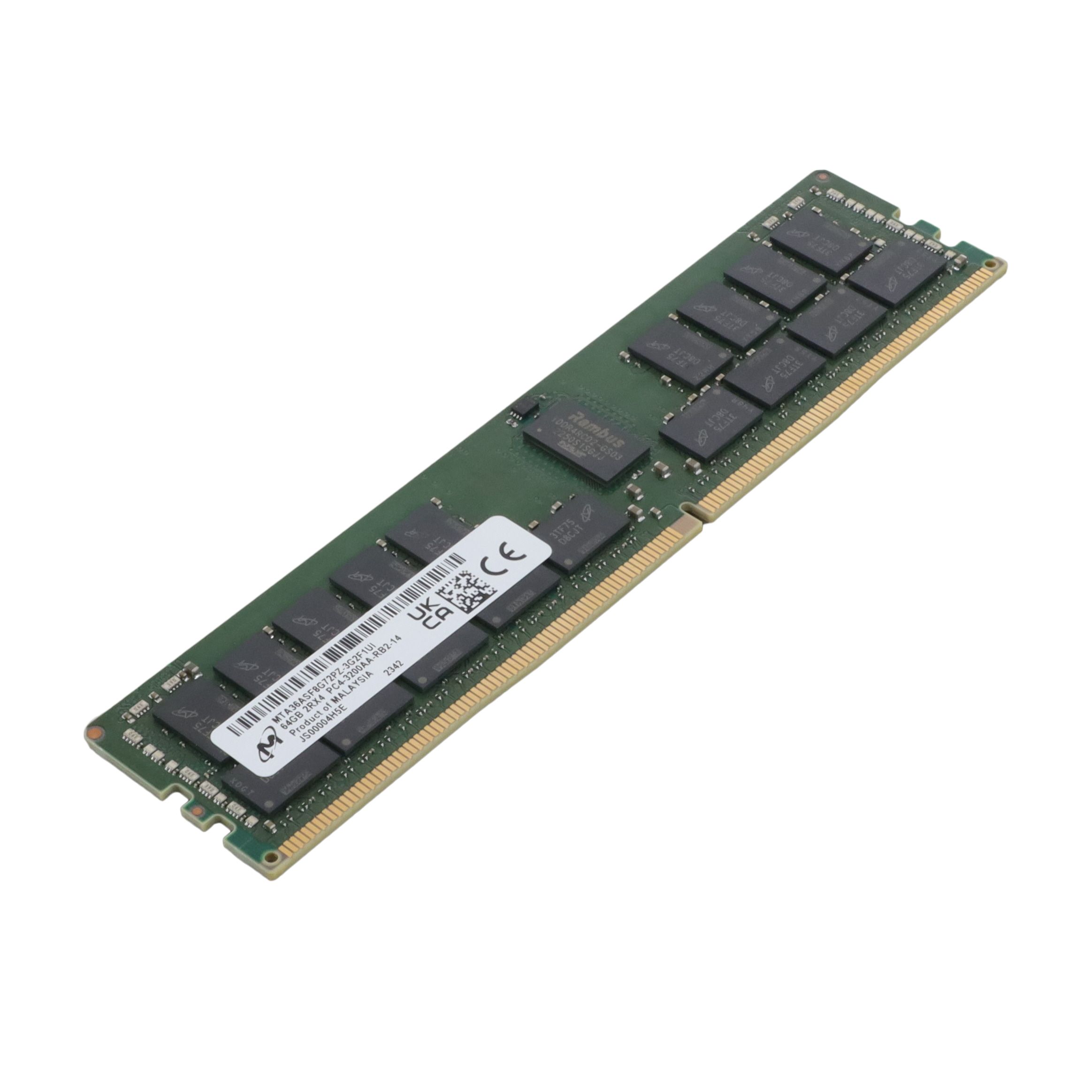 MICRON DDR4 RDIMM 64GB 2Rx4 3200 CL22 (16Gbit)