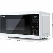 Sharp YC-MG02E-W microwave Countertop 20 L 800 W Blue, White