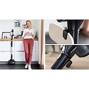 Bosch BBS711W stick vacuum/electric broom Bagless 0.3 L Black, Stainless steel, White