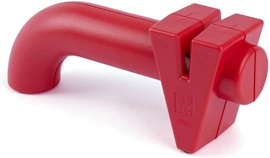 ZWILLING TWINSHARP Pull through knife sharpener Red