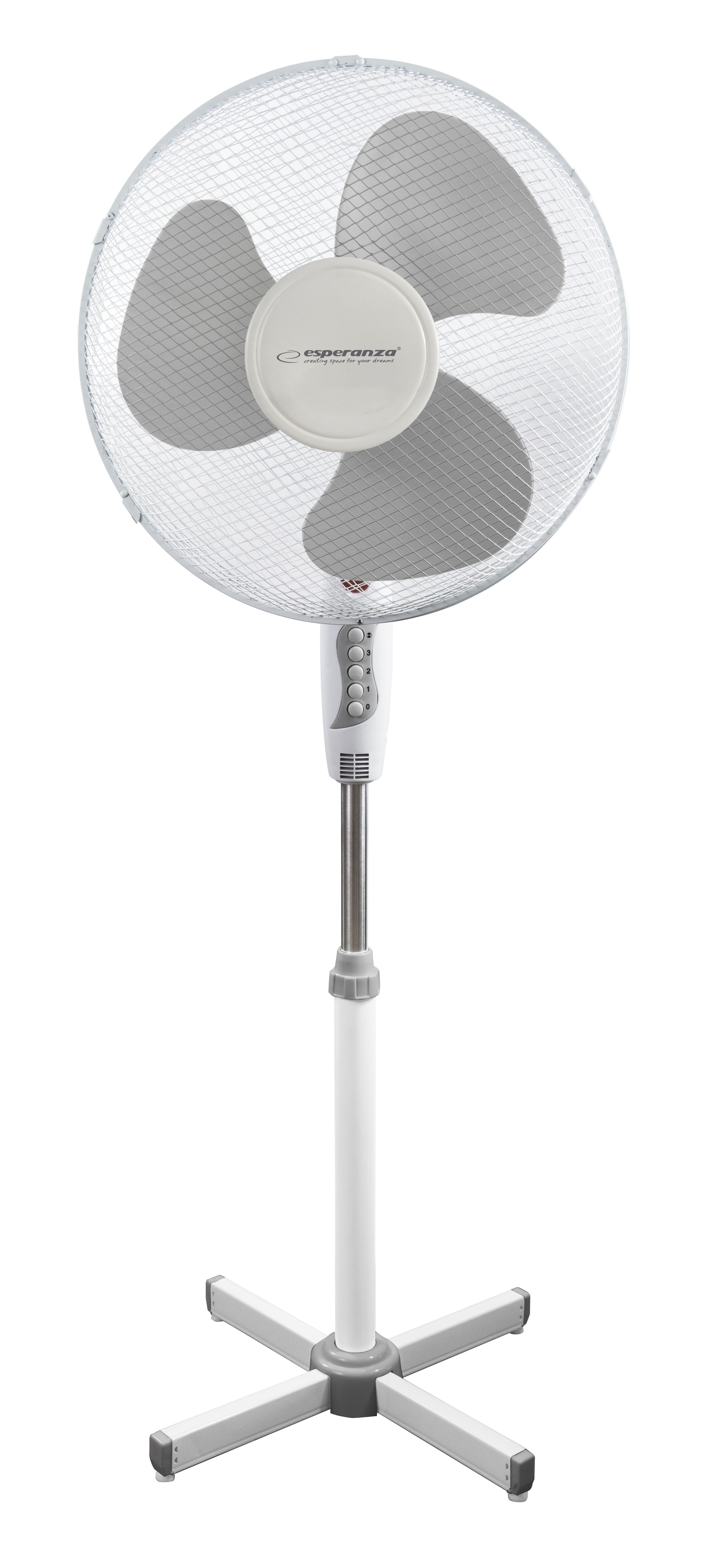 Esperanza EHF001WE Standing fan 16  White and Gray