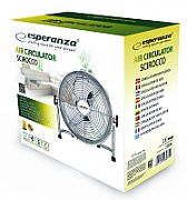 Esperanza EHF005 Scirocco Circulating Fan 12'', chrom