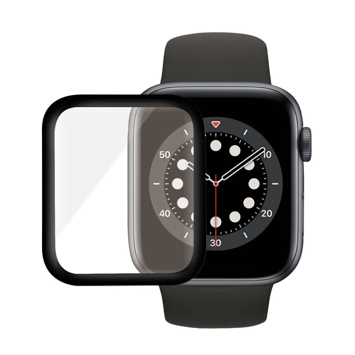 PanzerGlass Apple Watch 4/5/6/SE (44 mm) Curved Edges Anti-Bacterial_1