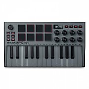 AKAI MPK Mini MK3 Control keyboard Pad controller MIDI USB Black, Grey