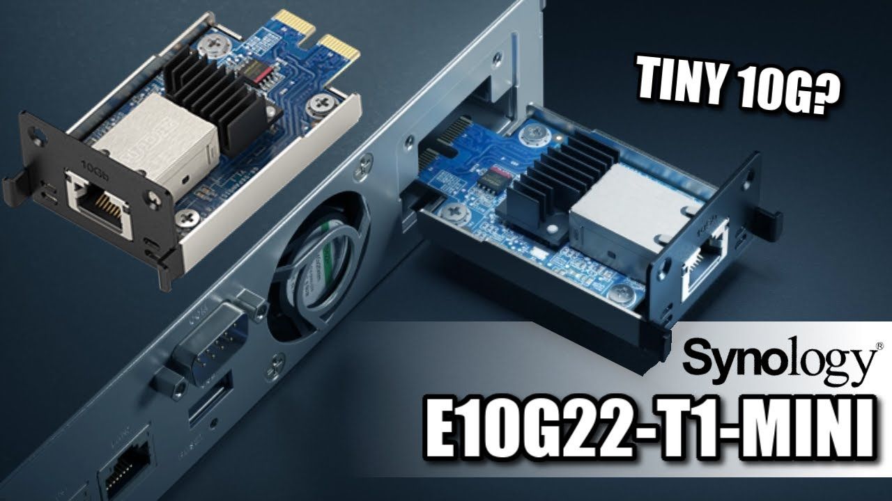 Synology NAS 1x 10GBase-T RJ-45 Netzwerkupgrade-Modul E10G22-T1-Mini_2