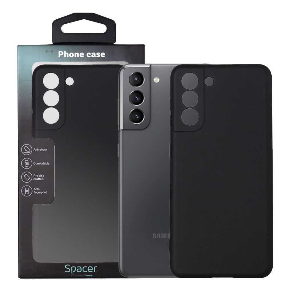 HUSA SMARTPHONE Spacer pentru Samsung Galaxy S22 Plus, grosime 1.5mm, material flexibil TPU, negru 