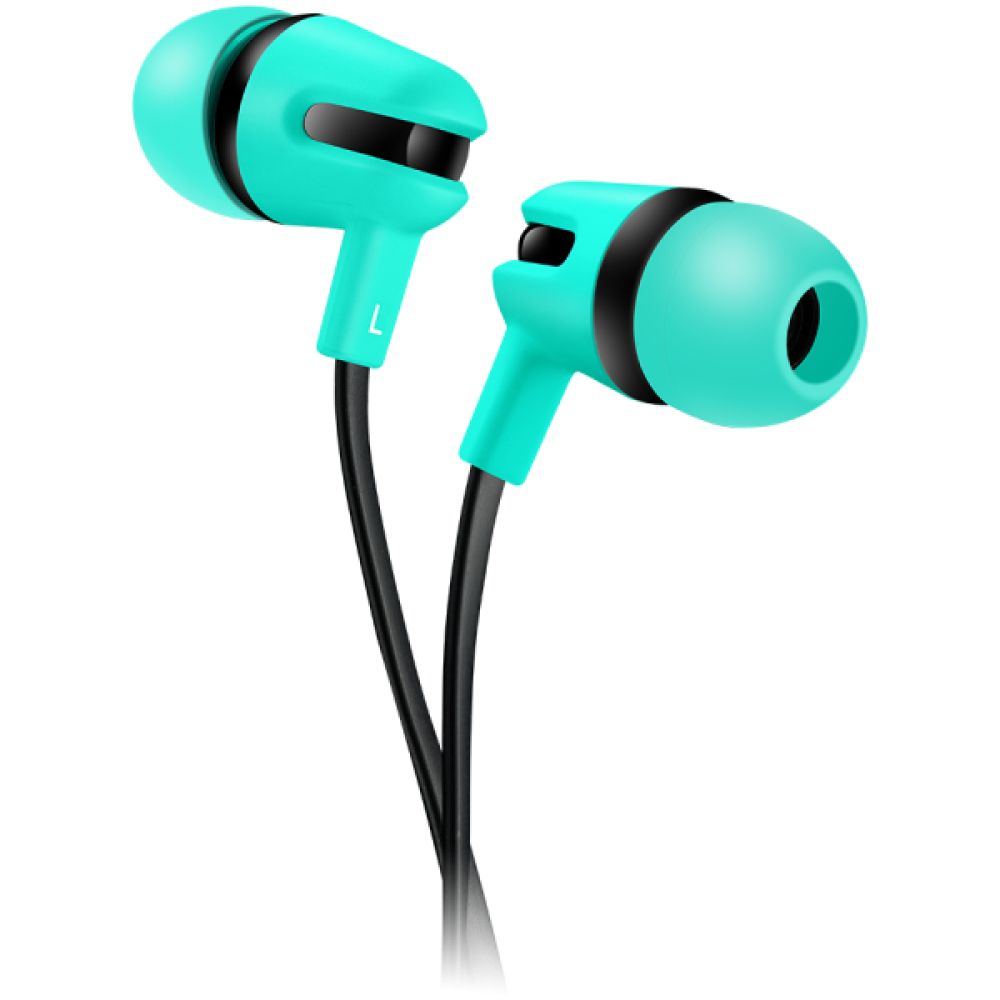 CANYON SEP-4 Stereo earphone with microphone, 1.2m flat cable, Green, 22*12*12mm, 0.013kg_1