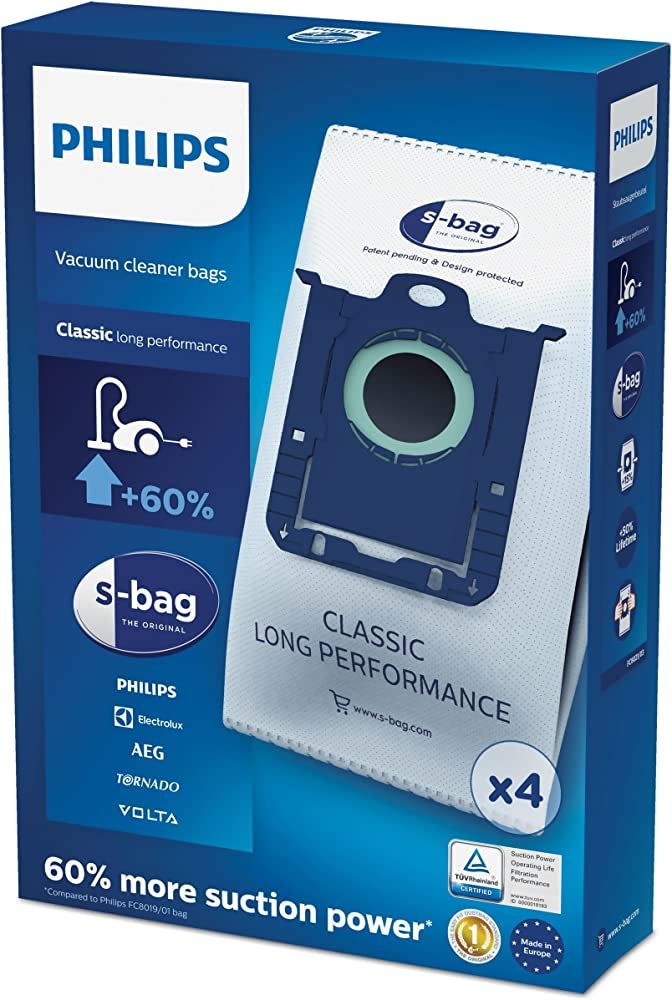 Philips s-bag 4 x dust bags Vacuum cleaner bags