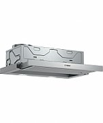 Bosch Serie 2 DFM064W54 cooker hood Semi built-in (pull out) Metallic, Silver 388 m3/h B