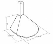 Akpo WK-5 Rondo Turbo 50 Cooker hood White