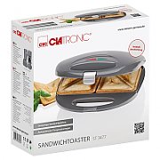 Clatronic ST 3477 sandwich maker 750 W Grey