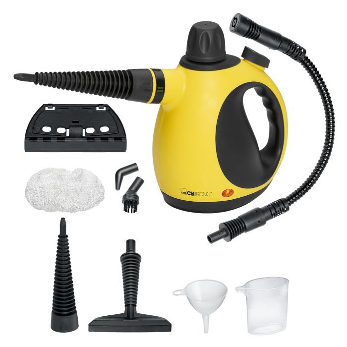 Clatronic DR 3653 Portable steam cleaner 0.25 L Black,Yellow 1050 W
