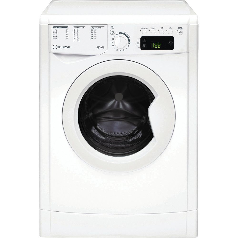Indesit EWDE 751451 W EU N washer dryer Freestanding Front-load White_1