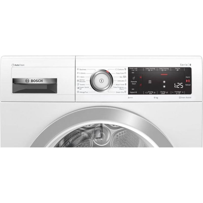 Bosch Serie 8 WTX87KH0BY tumble dryer Freestanding Front-load 9 kg A+++ White_3