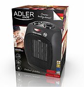 Adler AD 7702 Fan electric space heater Indoor Stainless steel 1500 W