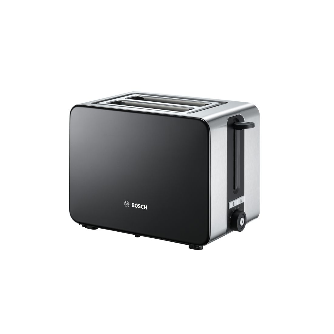 Bosch TAT7203 toaster 2 slice(s) Black,Stainless steel 1050 W