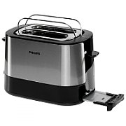 Philips Viva Collection HD2637/90 toaster 2 slice(s) Black, Stainless steel