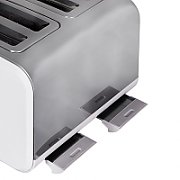 Swan ST14620WHTN toaster 4 slice(s) Stainless steel,White 1500 W