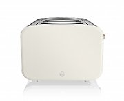 Swan ST14620WHTN toaster 4 slice(s) Stainless steel,White 1500 W