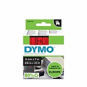 DYMO D1 Standard - Black on Red - 9mm
