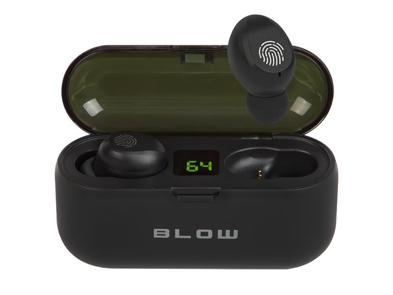 BLOW Earbuds BTE200 BLACK headphones power bank 2000Mah