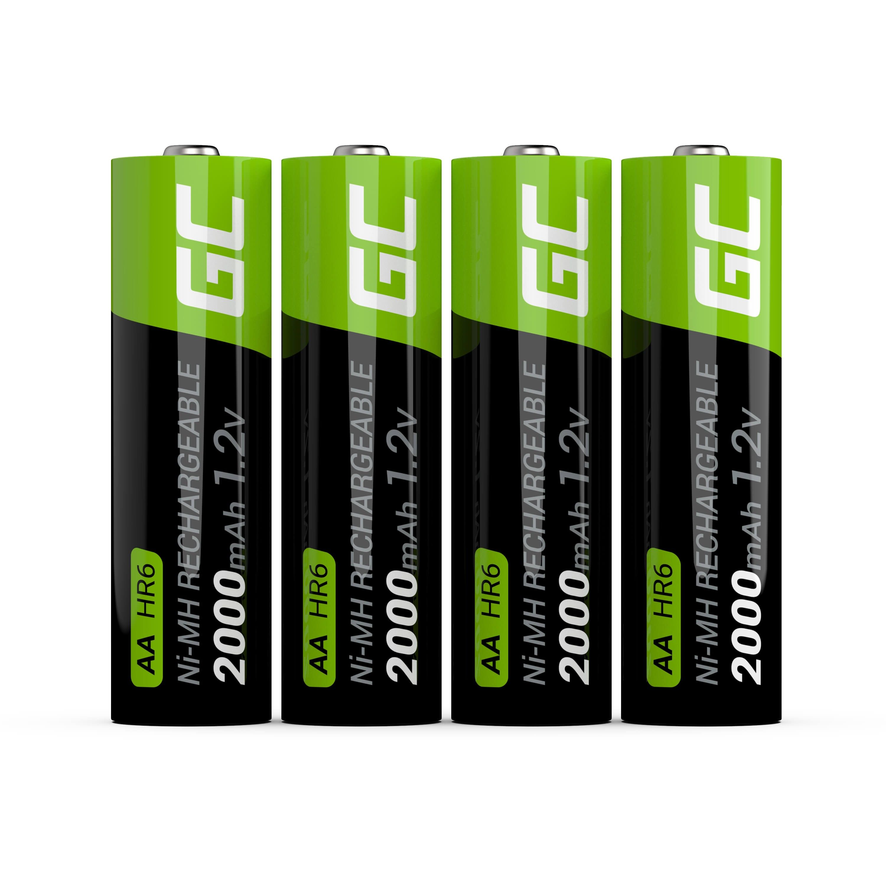 Green Cell GR02 household battery Rechargeable battery AA Nickel-Metal Hydride (NiMH) 4x AA HR6 2000 mAh_2
