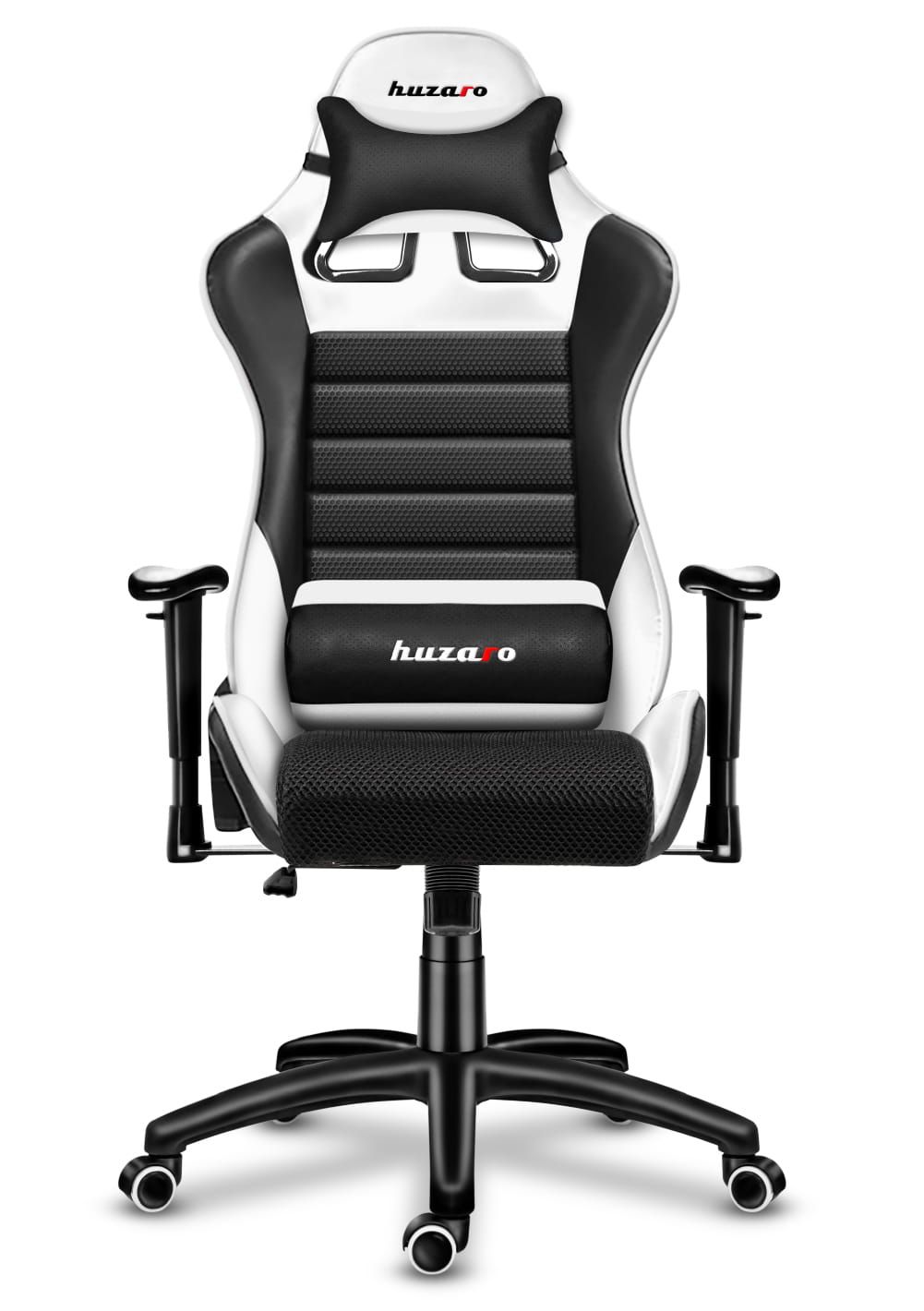 Huzaro Force 6.0 Universal gaming chair Mesh seat Black, White_2